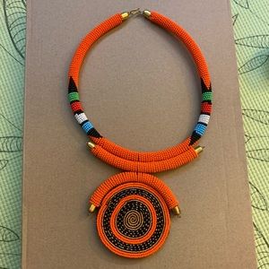 Kenyan statement necklace